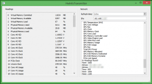 Desktop transmitter and Android receiver side by side.