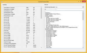 HwInfoTransmitter on the desktop.