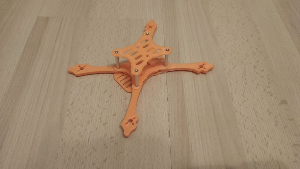 first test printed iteration in PLA